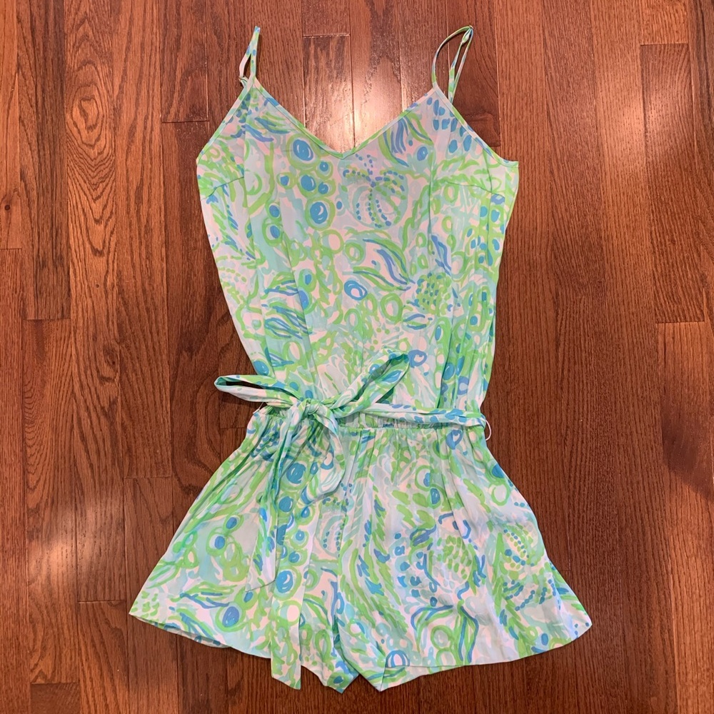 Lilly Pulitzer Deana Romper, like new!